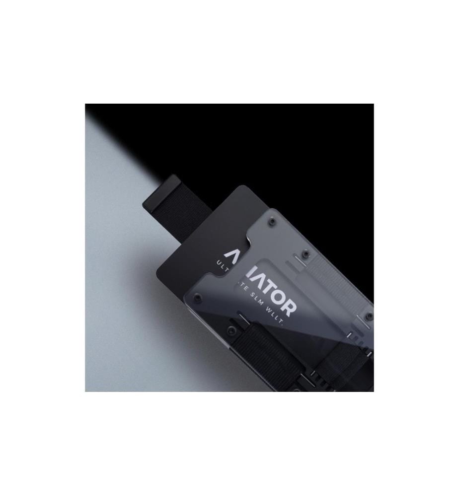 AVIATOR - Wallet SLIDE Carbon cash clip fusion black
