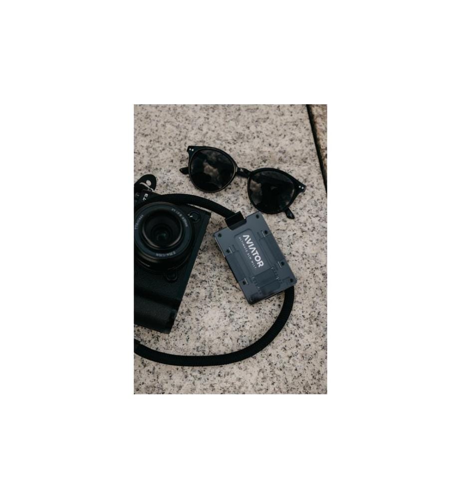 AVIATOR - Wallet SLIDE Carbon cash clip fusion black