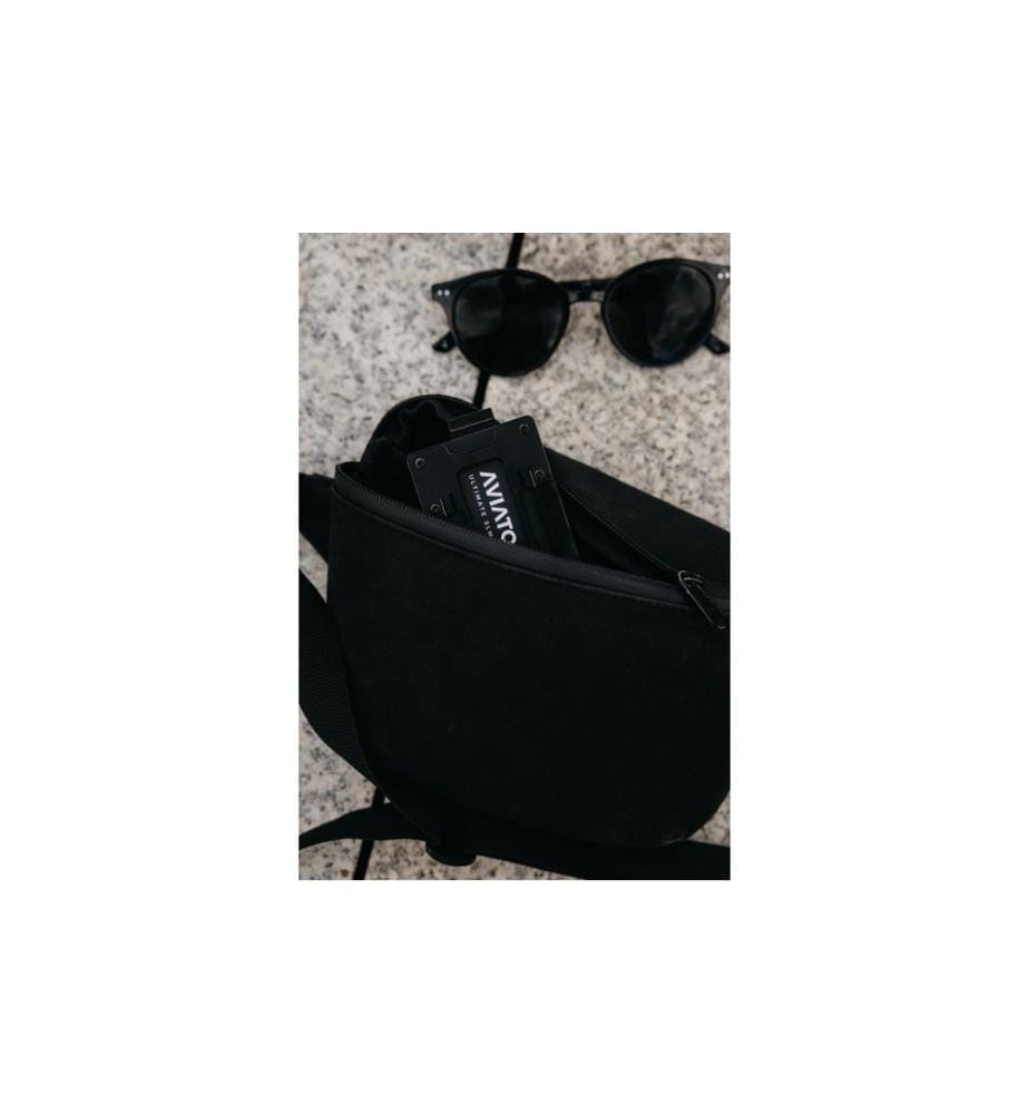 AVIATOR - Wallet SLIDE Carbon cash clip fusion black