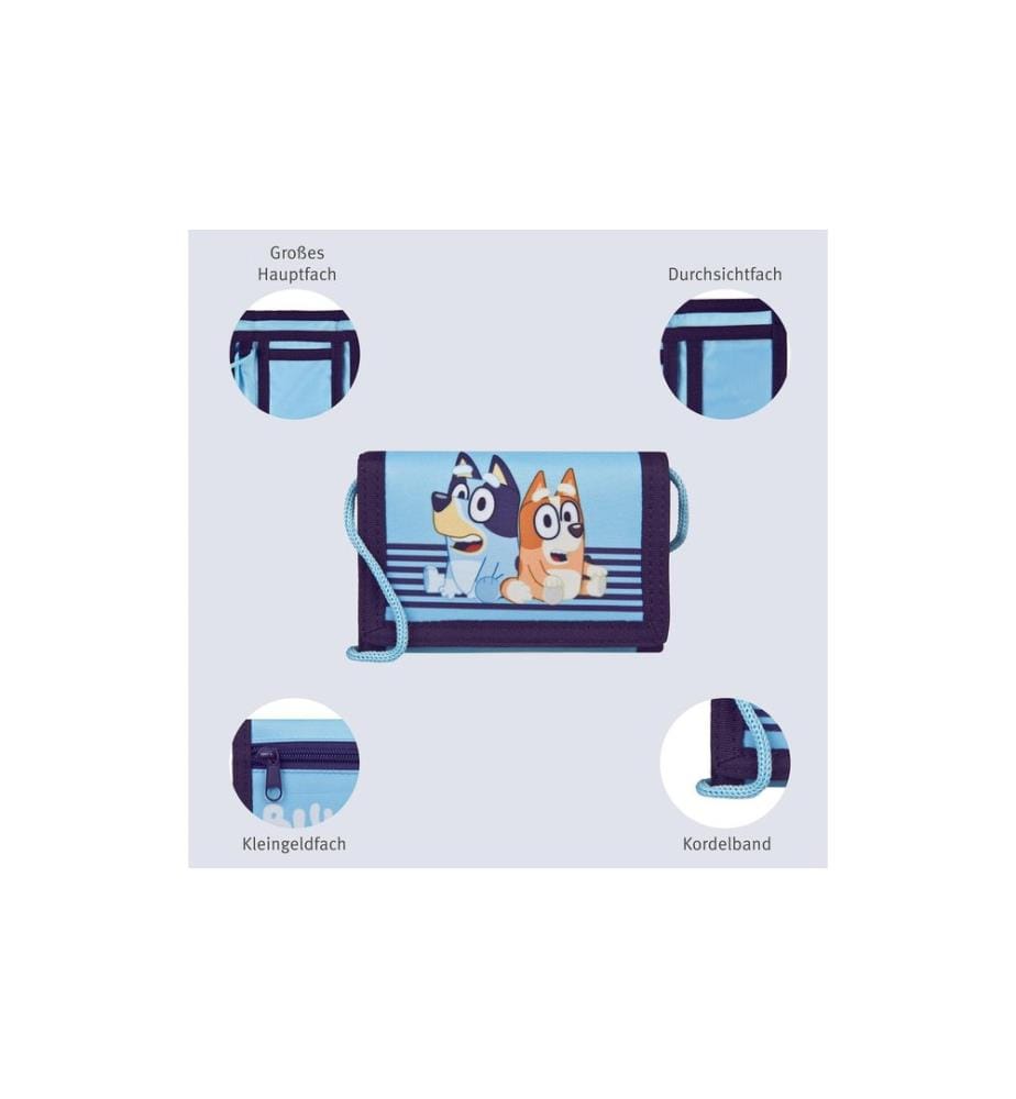 UNDERCOVER - Portefeuille Bluey 13 x 8 cm