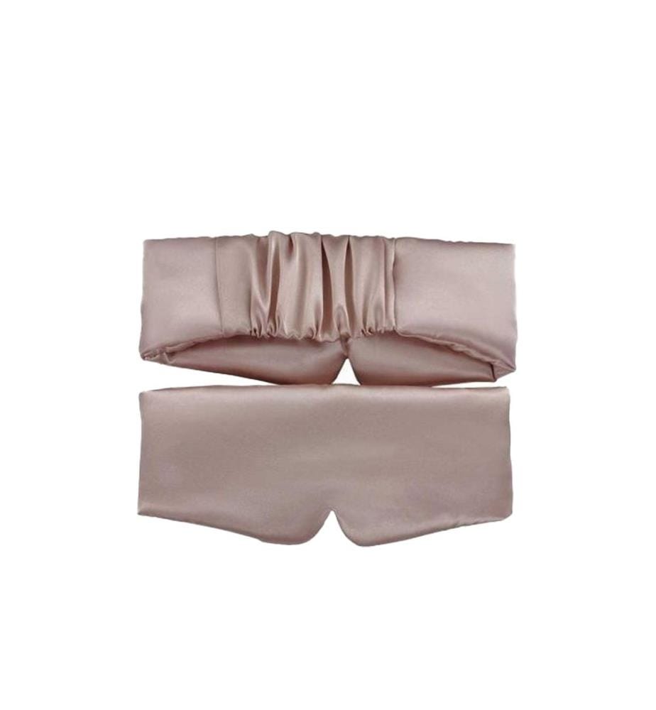 Beldura Masque de sommeil en satin Masque de sommeil en satin rose