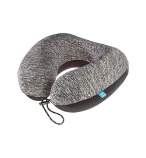 GOTravel Coussin de voyage Memory ZZZs Gris/Bleu