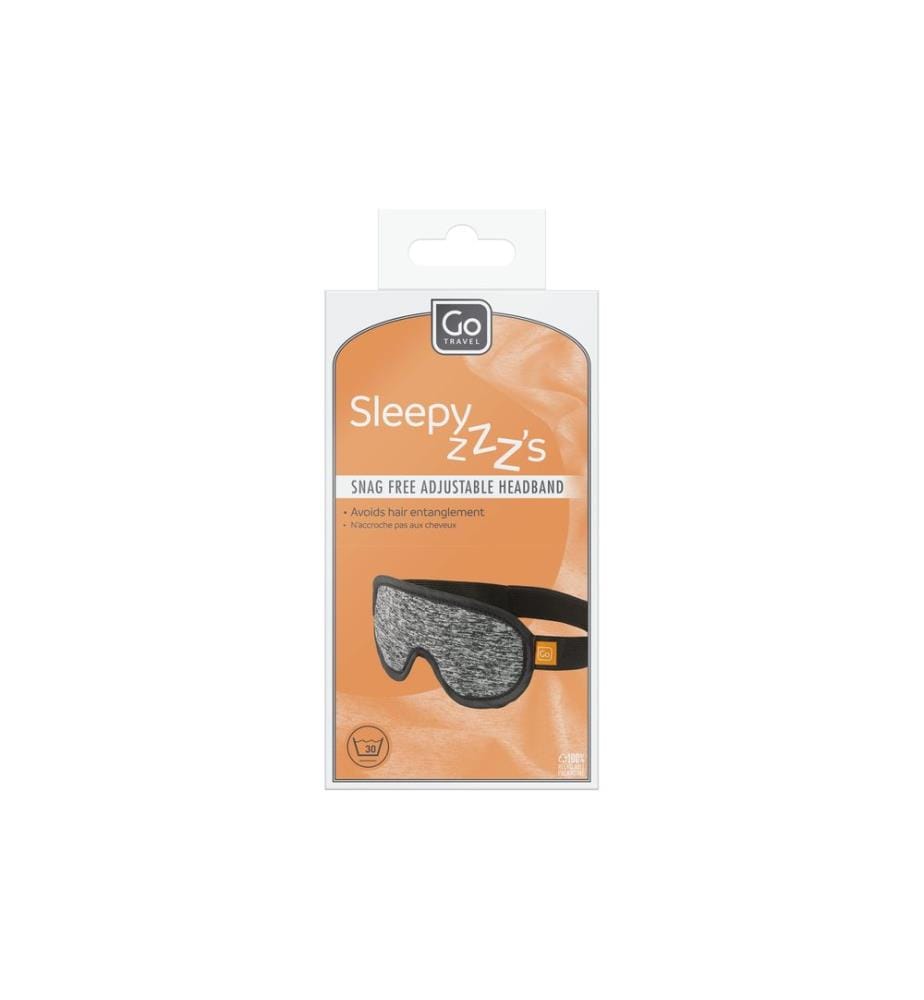 GOTravel Masque de sommeil Sleepy ZZZs Noir/Orange