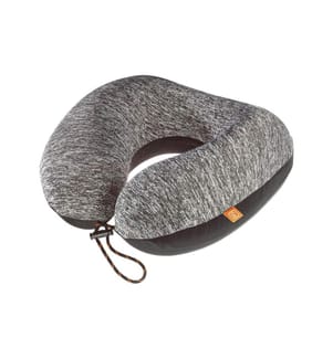 Coussin de voyage GOTravel Memory ZZZs Gris/Orange