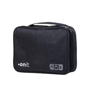 onit Sac de voyage pour accessoires Tech Maxi, Noir