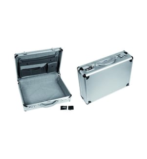Perel Mallette diplomate en aluminium avec serrure à combinaison
