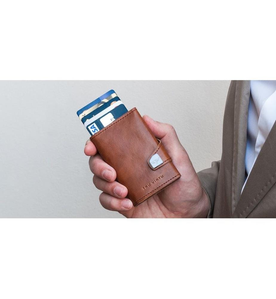 TRU VIRTU Portefeuille Click & Slide Wallet