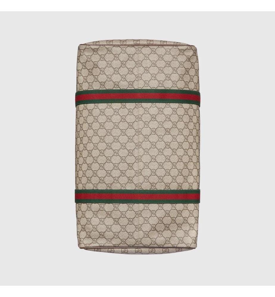 Sacoche moyenne avec toile - Beige