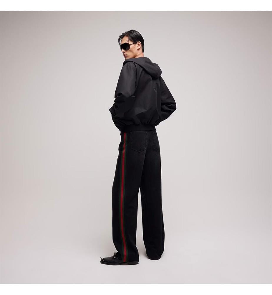 Veste réversible en toile de coton - Noir