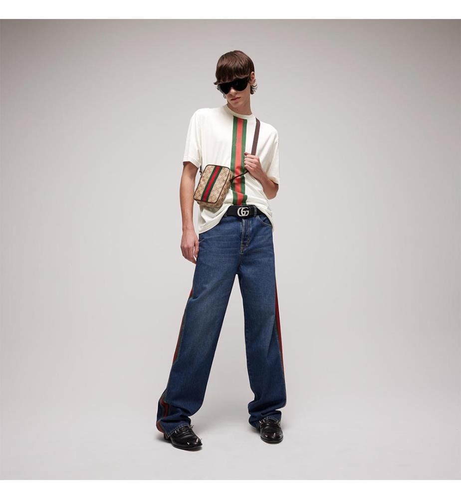 T-shirt en coton imprimé - Blanc
