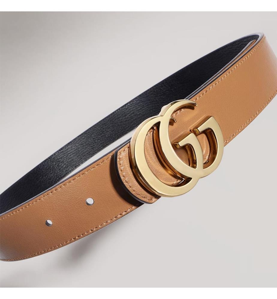 Wendegürtel „Marmont“ – Schwarz und Beige