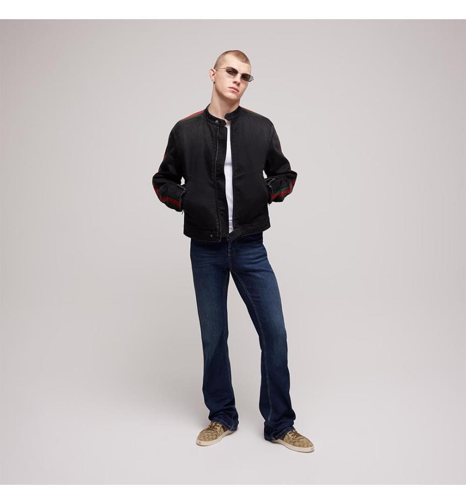 Stretch-Sneaker für Herren – Beige und Dunkelbraun