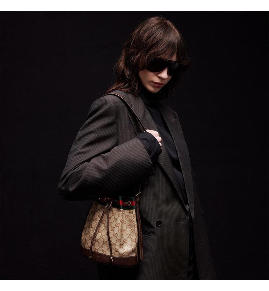 Petit sac seau Venice - Beige