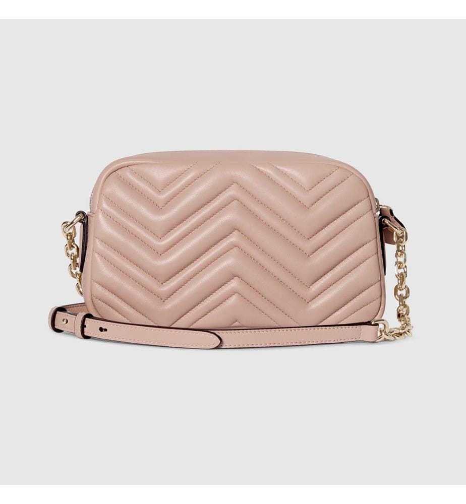 Kameratasche „Marmont“ – Rosé-Beige