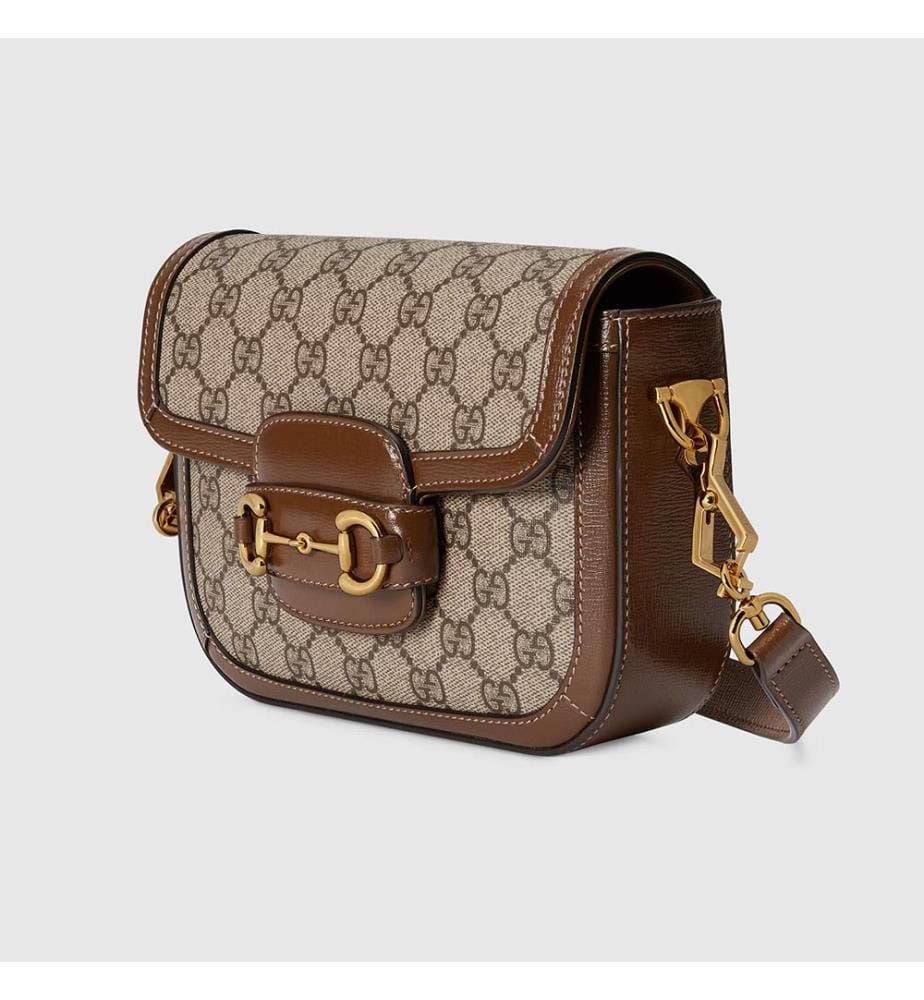 Petit sac à bandoulière Horsebit 1955 - Beige