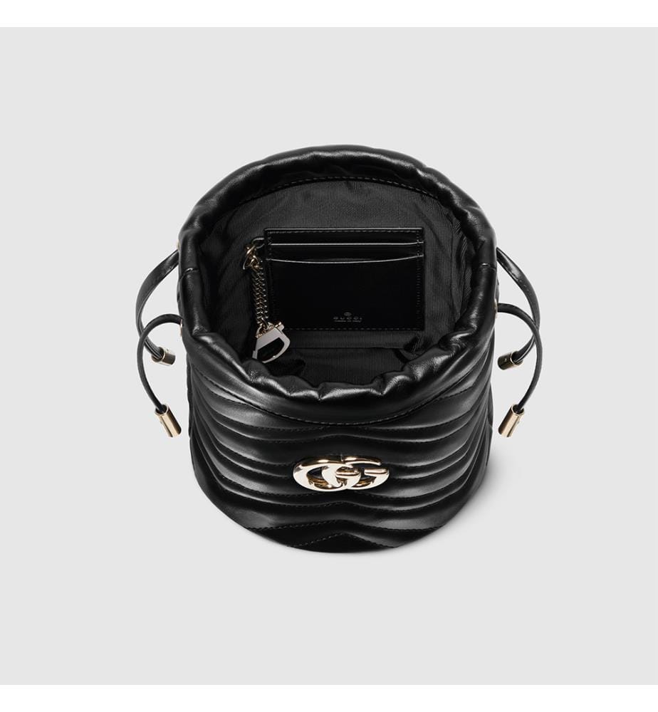 Sac Seau Petit - GG Marmont - Noir