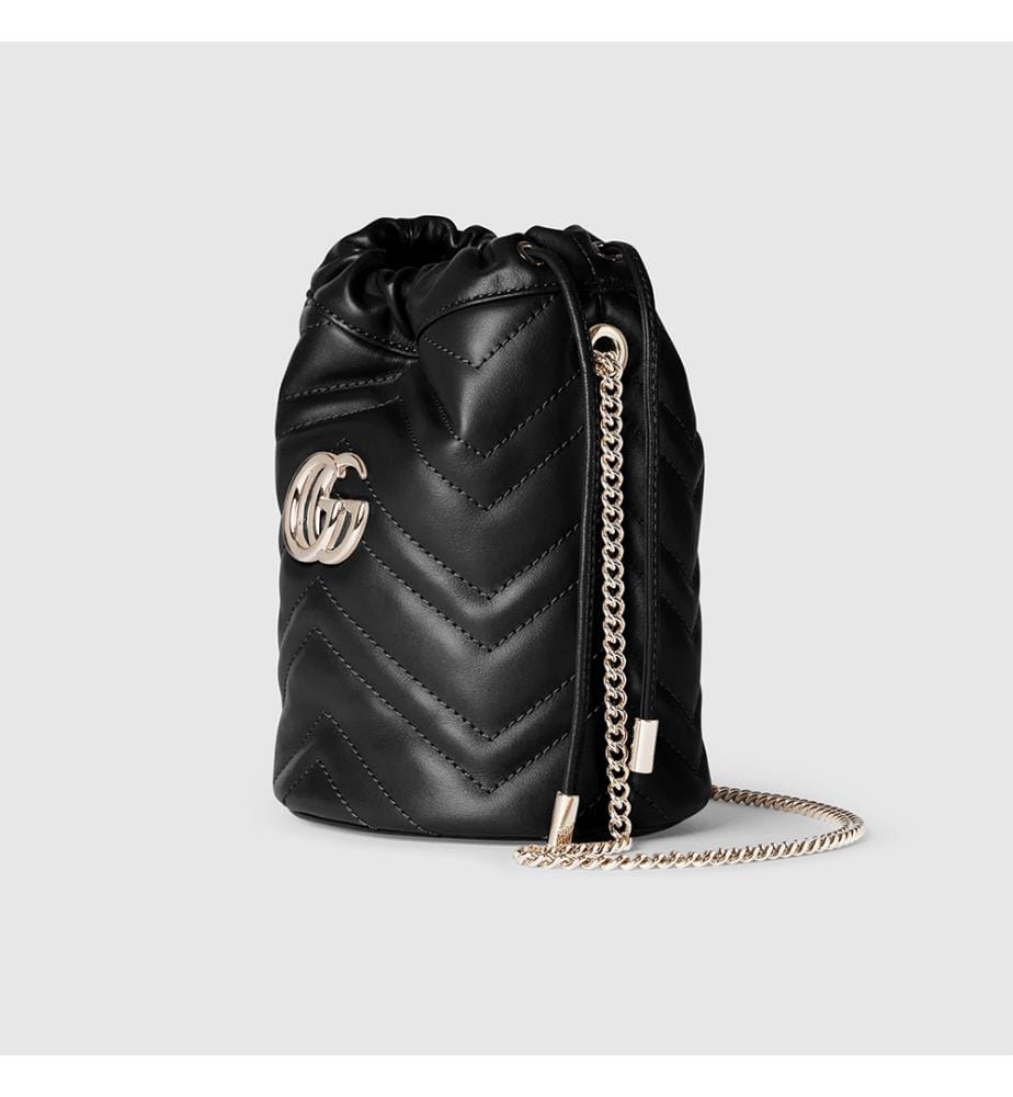 Sac Seau Petit - GG Marmont - Noir