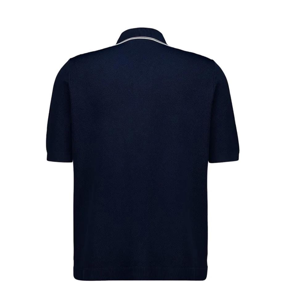 Polo à poches - Bleu