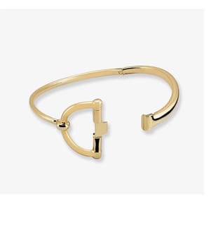 Half Horsebit Choker - Gold Shy Nk frei