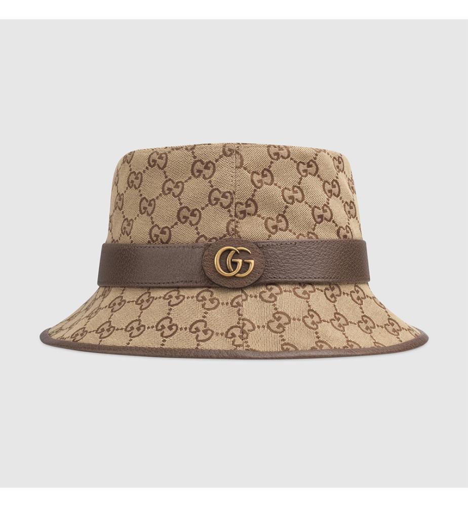 Bucket-Hut aus Canvas - Cacao Beige