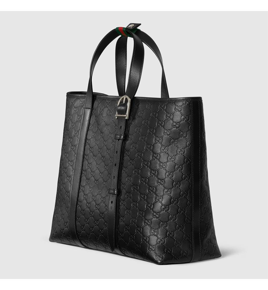 Grand sac fourre-tout Emblem - Noir