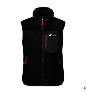 Ärmellose Daunenjacke Fleece Pilatus MC - Schwarz