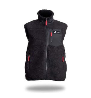 Ärmellose Fleecejacke Pilatus MC - Schwarz