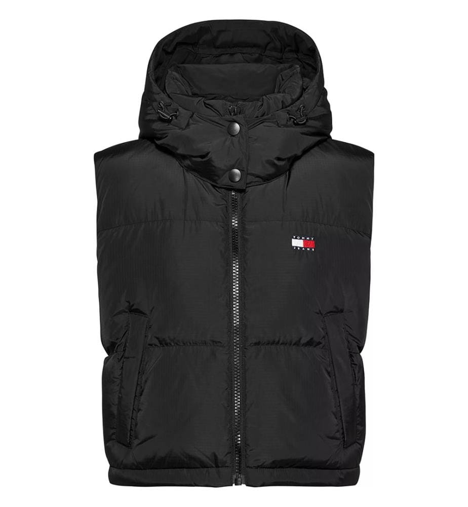 Ärmellose Steppjacke Essential - Schwarz