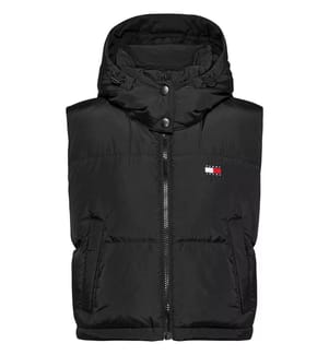 Ärmellose Steppjacke Essential - Schwarz