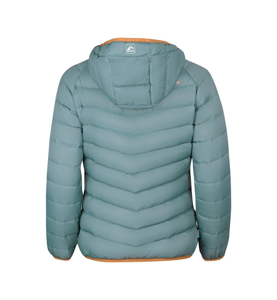 Snaefell' down jacket - Glacier Green and Bronze
