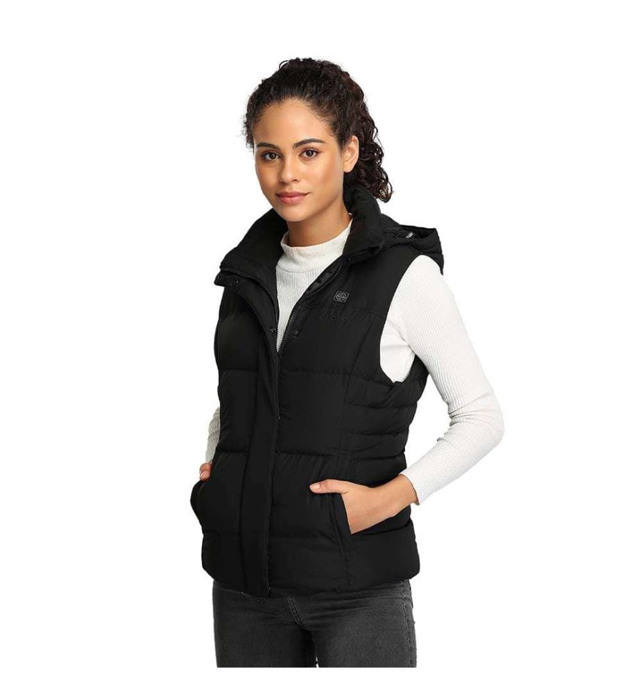 Wärmende ärmellose Daunenjacke - Slim Fit