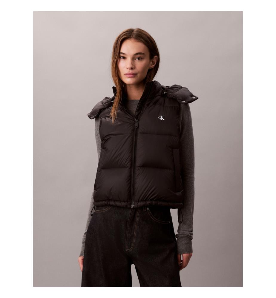 Ärmellose Daunenjacke - Marine