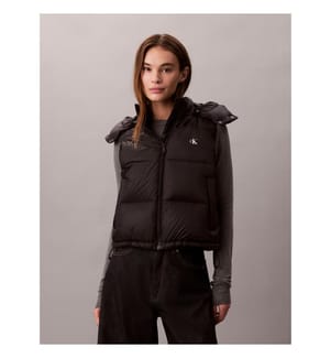 Ärmellose Daunenjacke - Marine