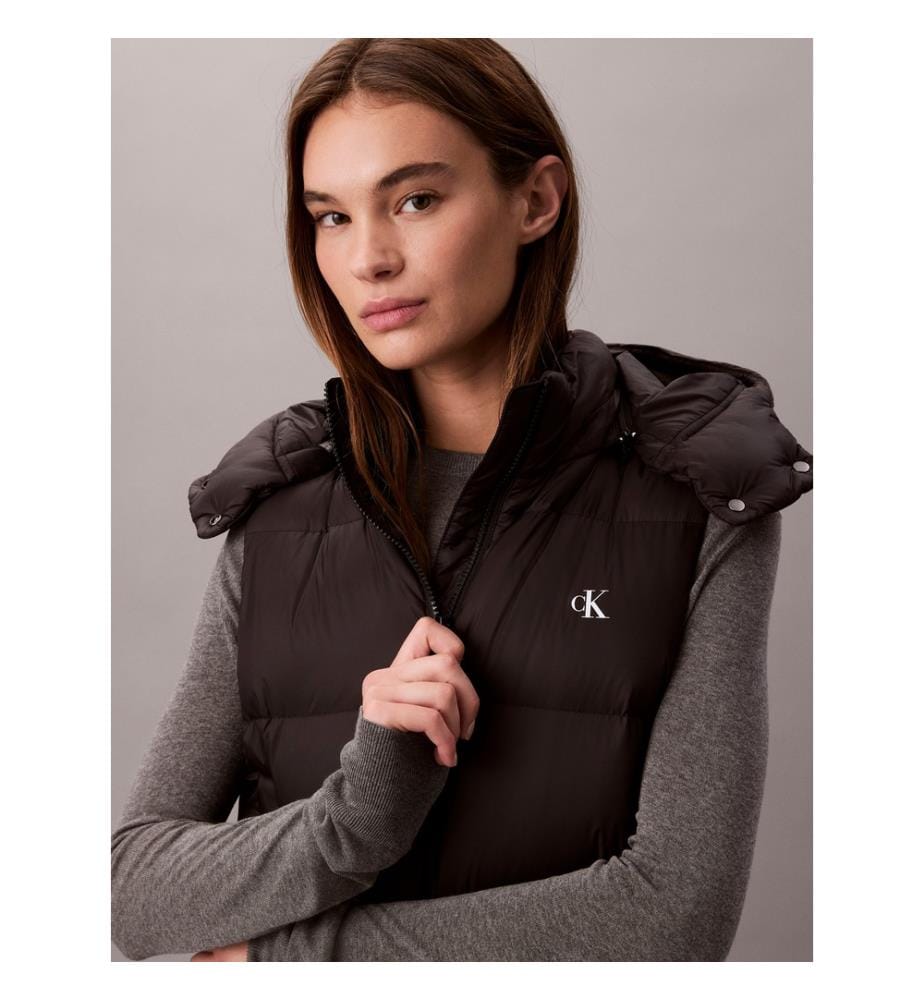 Ärmellose Daunenjacke - Marine