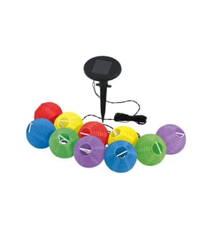 EGLO - Leuchten Lichterkette Solar 430 cm, Mehrfarbig