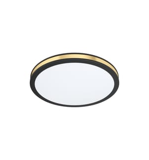 EGLO - Leuchten Deckenleuchte PESCAITO 1x 12 W 3000 K, Schwarz
