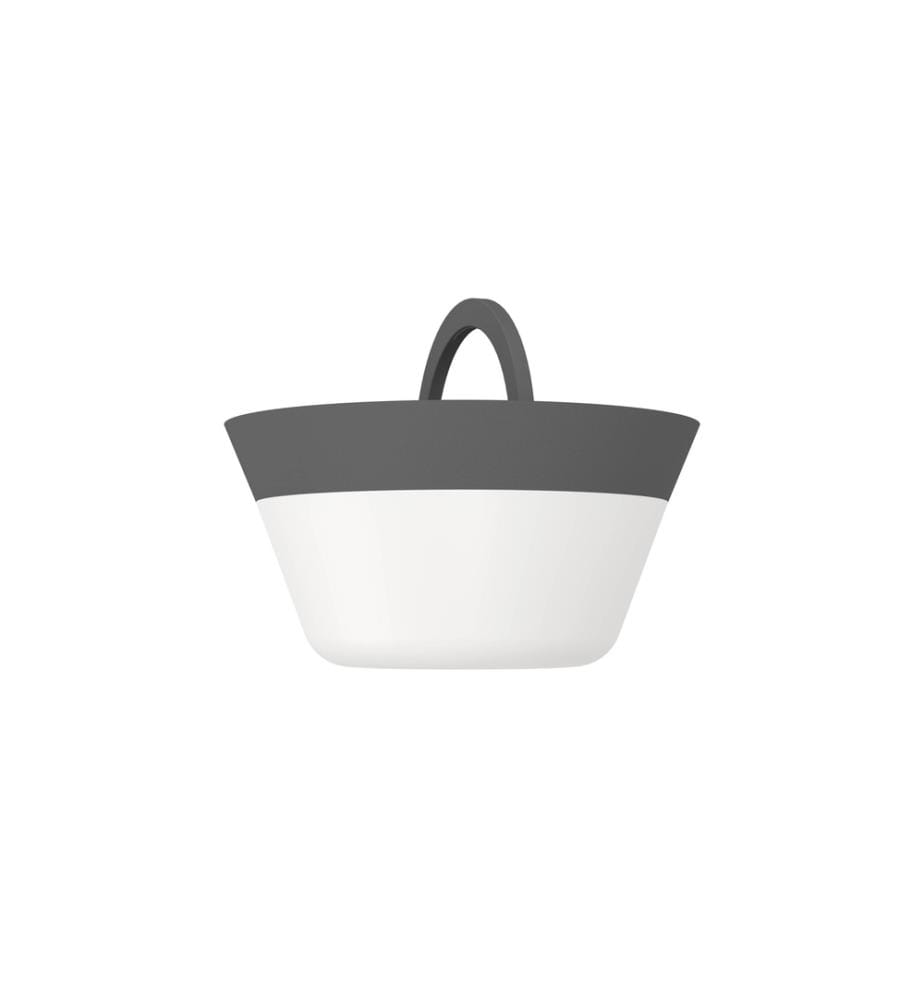 EGLO - Leuchten Lampe de table à accu MEGGIANO 1.5W, 32 cm, gris