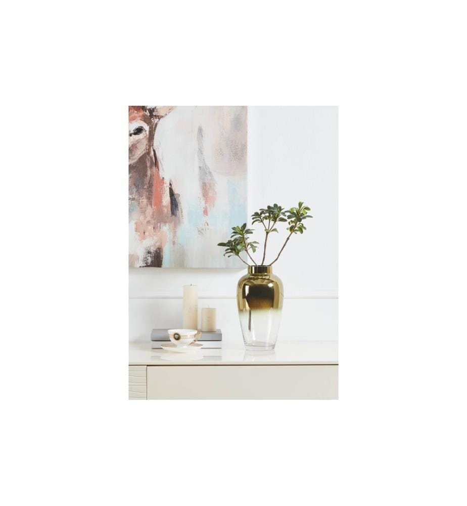 EGLO - Vase Sirannana 27 cm, Gold/Transparent