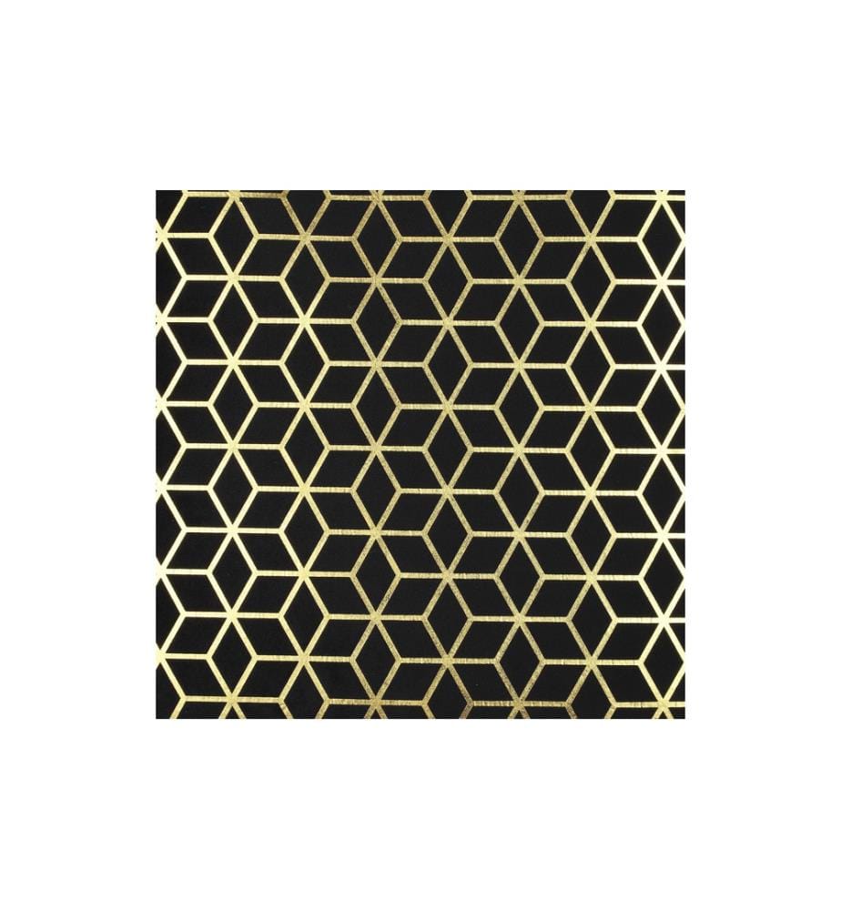 EGLO - Coussin Singu 45 x 45 cm, Doré/Noir