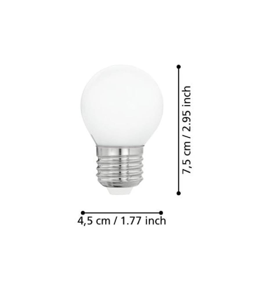 EGLO - Leuchten Lampe 4 W E27 Blanc chaud