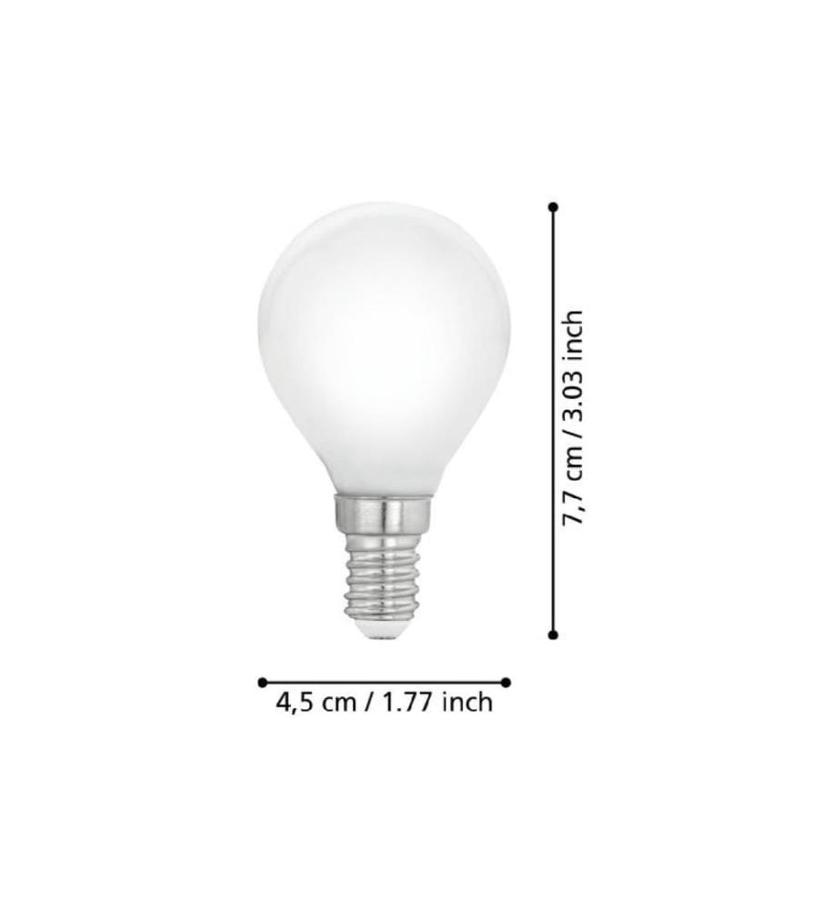 EGLO - Leuchten Lampe 7 W E14 Blanc chaud