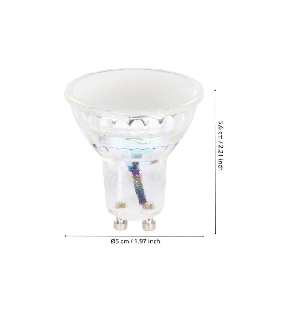 EGLO - Leuchten Lampe 5.8 W GU10 Warmweiss