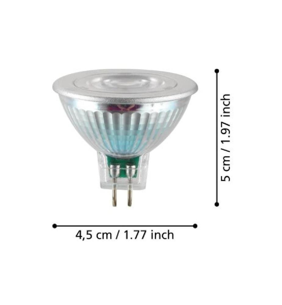 EGLO - Leuchten Lampe 5.2 W GU5.3 Blanc chaud