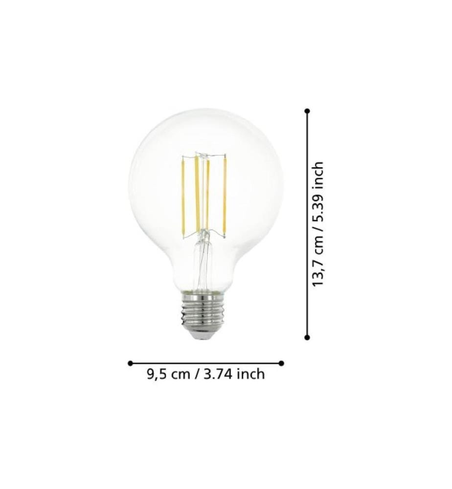EGLO - Leuchten Lampe 8 W E27 Blanc chaud