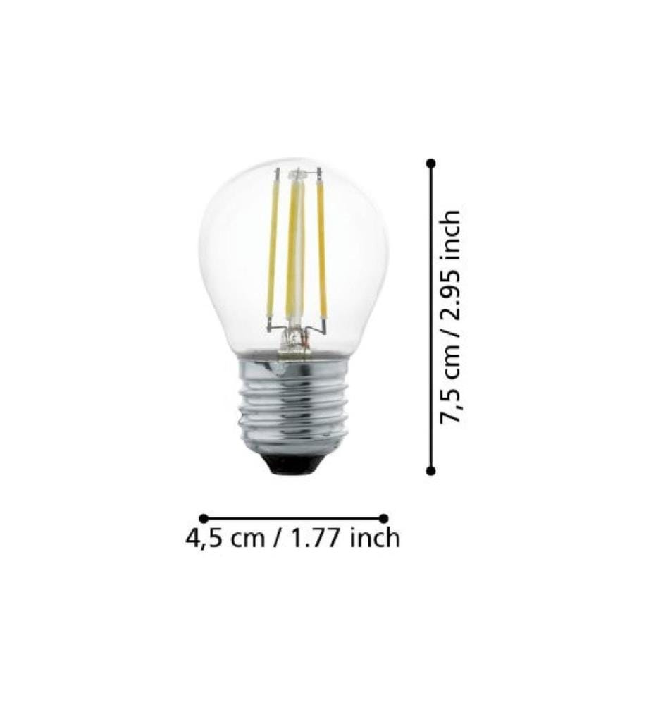 EGLO - Leuchten Lampe 4 W E27 Blanc chaud