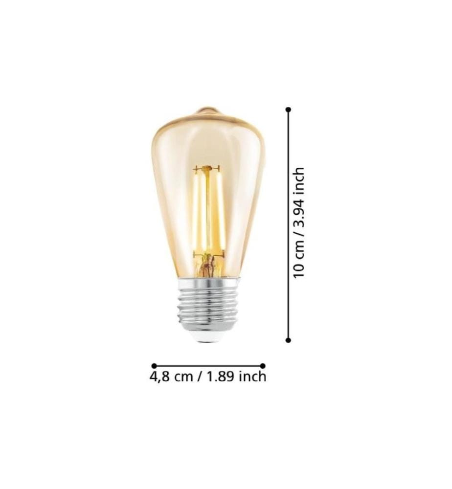 EGLO - Leuchten Lampe 4 W E27 Blanc chaud