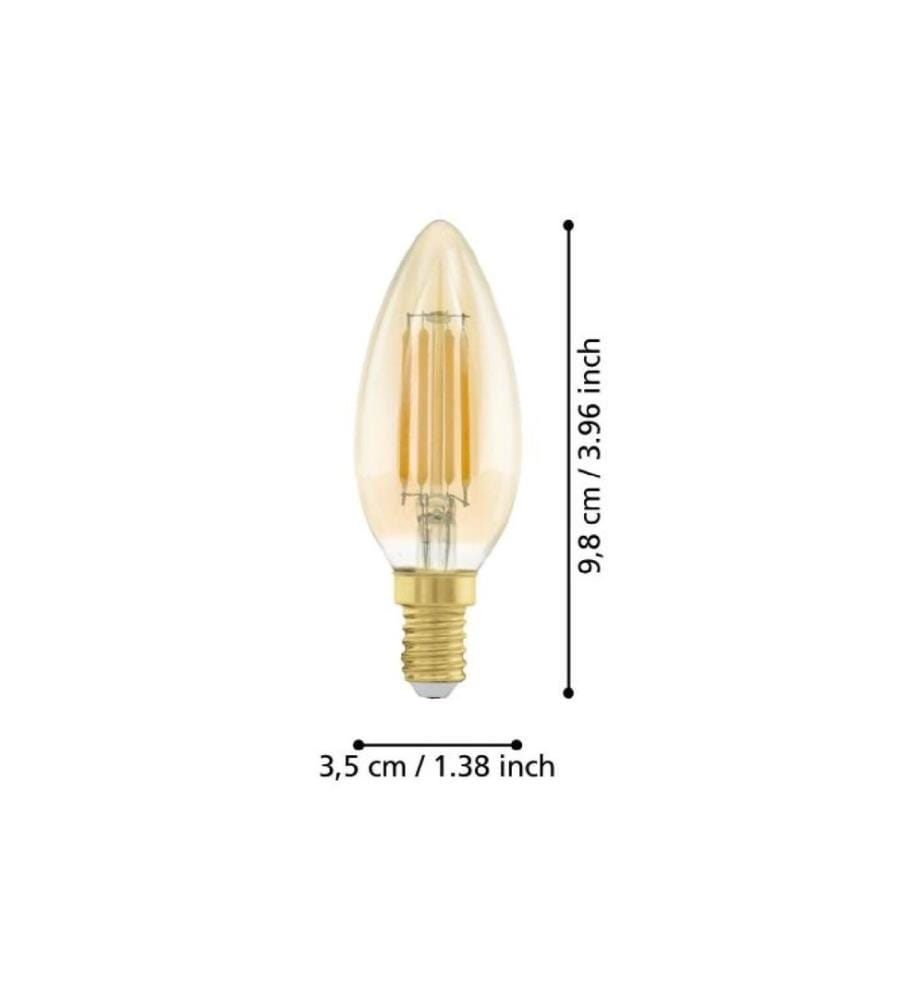 EGLO - Leuchten Lampe 4 W E14 Warmweiss