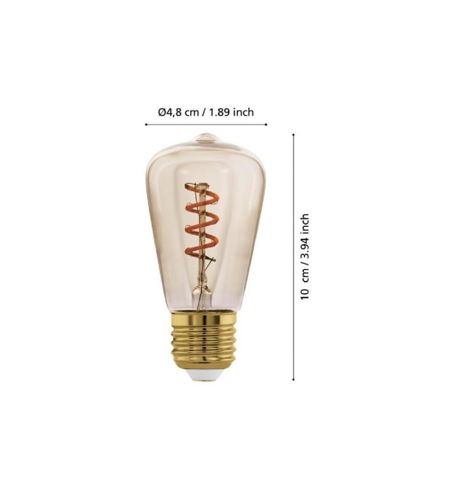 EGLO - Leuchten Lampe 4 W E27 Blanc chaud