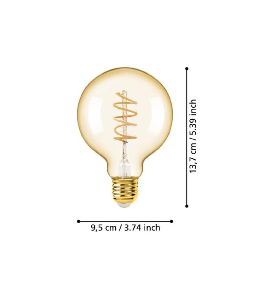 EGLO - Leuchten Lampe 4 W E27 Blanc chaud