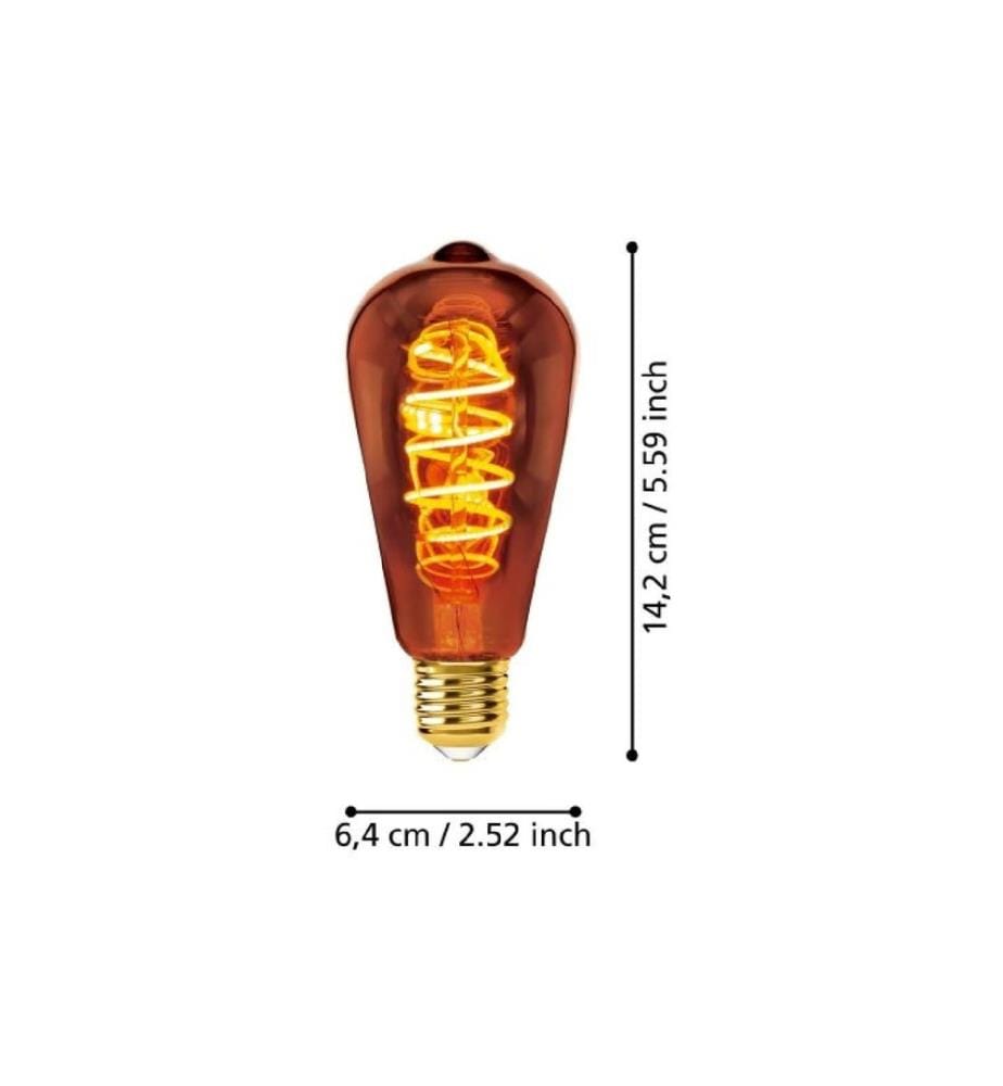EGLO - Leuchten Lampe 4 W E27 Warmweiss